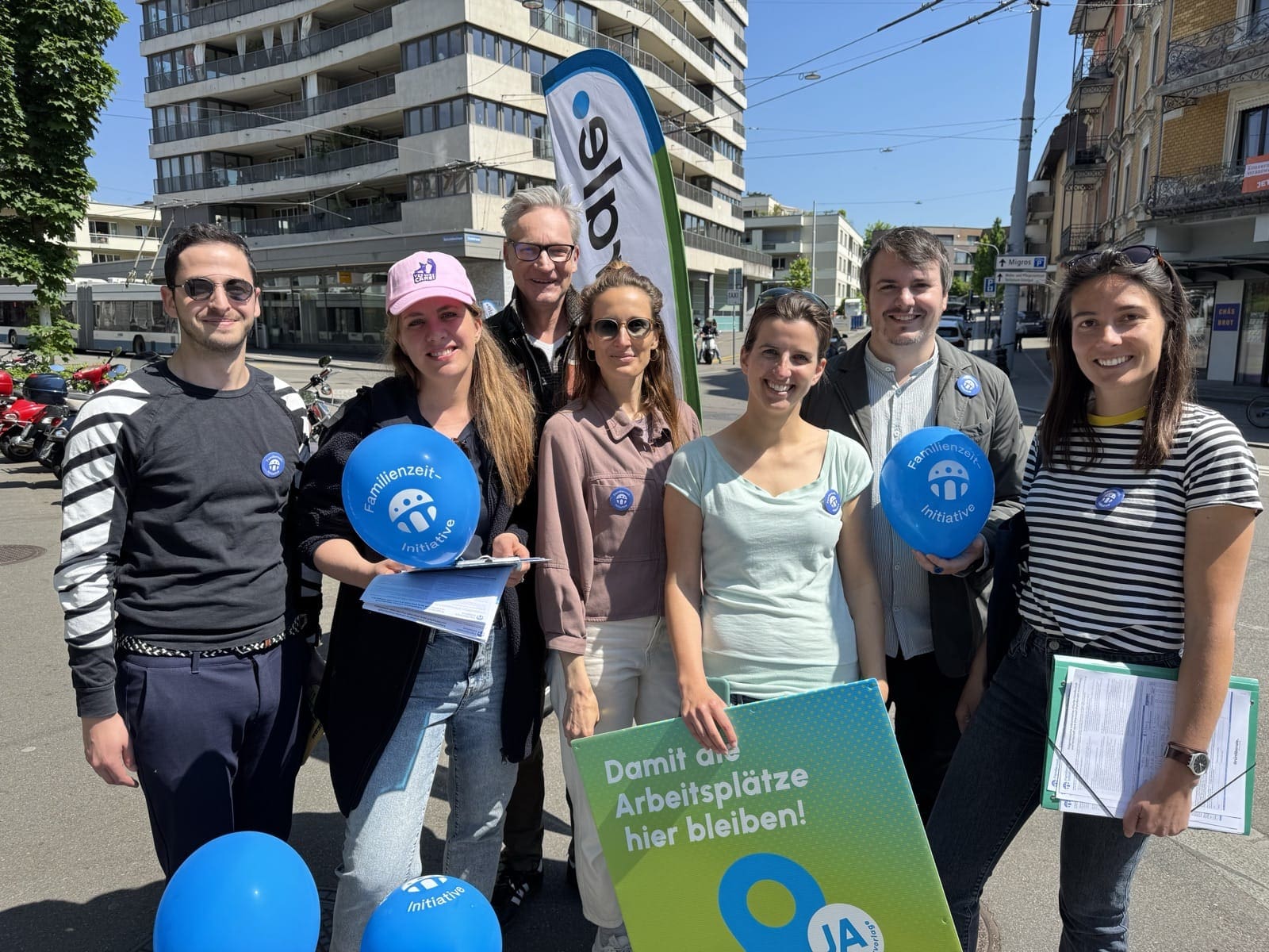 Flyern GLP im Kreis 1 & 2